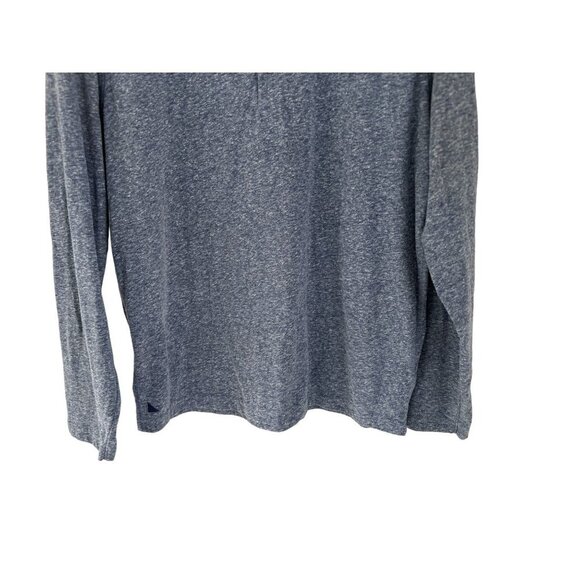 UNTUCKit Henley Heather Blue Long Sleeve Cotton Blend Size Large - Picture 5 of 7